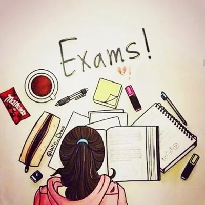 Exams Girls Dp