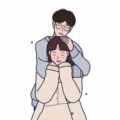 Boy Hugging Sleepy Girl Love Dp