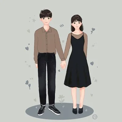Couple Holding Hands Standing Love Dp
