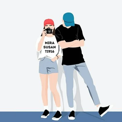 Minimal Couple Holding Camera Love Dp