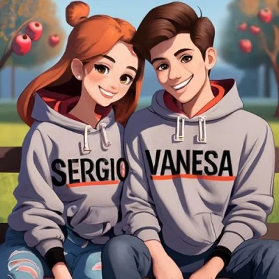 Named Hoodie Couple Bench Love Dp
