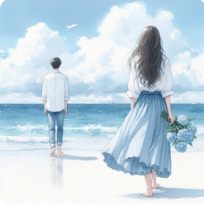 Beach Couple Profile Picture