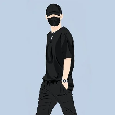 Mask Stylish Boy Cool Dp