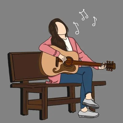 Music Girl Cool Dp