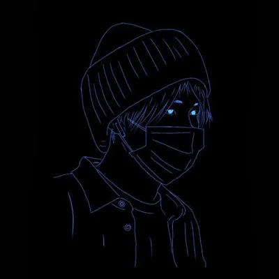 Stylish Mask Boy Image Cool Dp