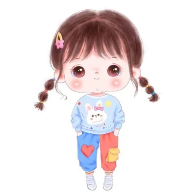 Braided Girl Bunny Sweater Cute Dp