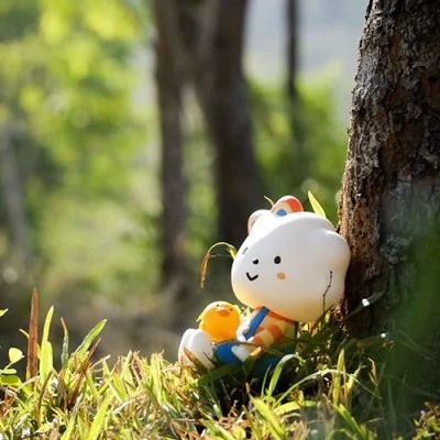 Toy Bear Under Tree Cute Dp
