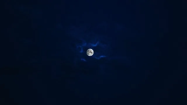 Moon Black Wallpaper