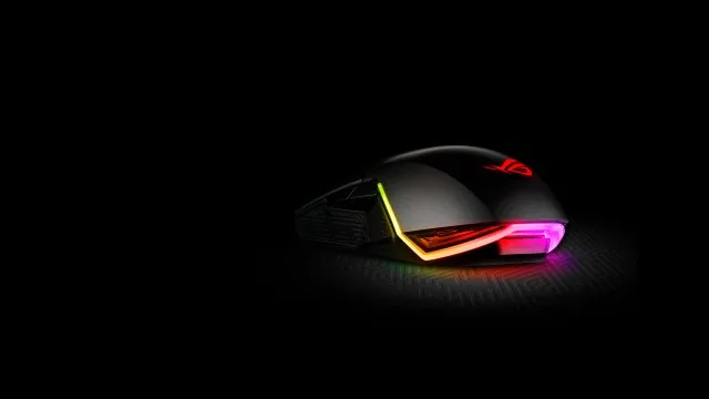 Rgb Gaming Mouse Glow Wallpaper