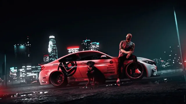 Gaming Tommy Cruizer With Dog Game 4K Wallpaper
