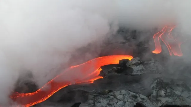 Hot Lava Nature Wallpaper
