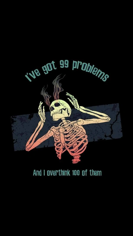 99 Problems Skeleton Wallpaper