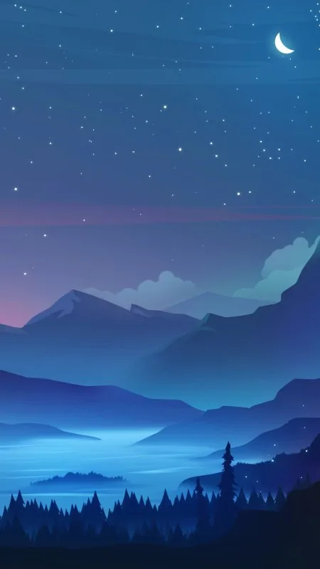 After Sunset Minimal HD Aesthetic Wallpaper