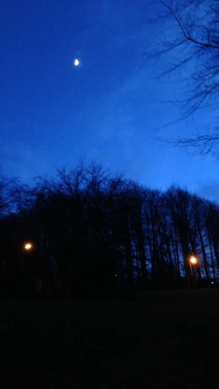 Blue Aesthetic Night Sky Wallpaper