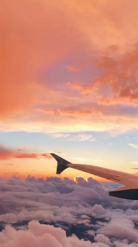 Cloud Aesthetic Airplane Sky Phone Wallpaper