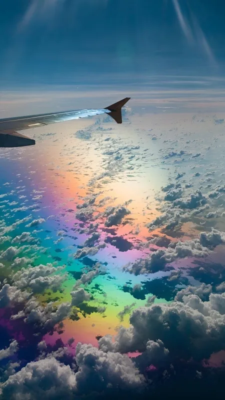 Cloud Aesthetic Airplane Sky Wallpaper