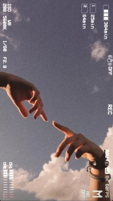 Clouds Aesthetic Hand Phone Wallpaper