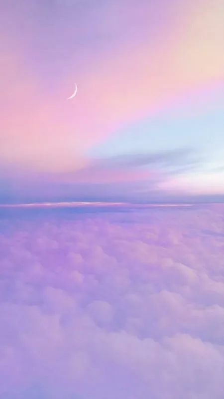 Clouds Aesthetic Purple Sky Phone Wallpaper