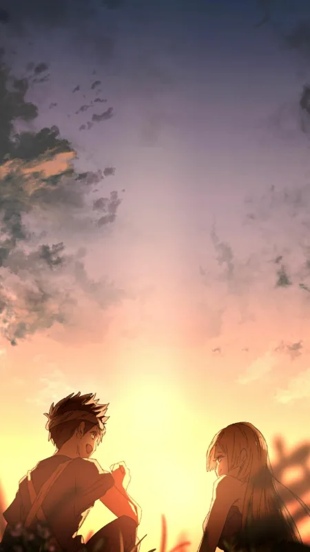 Aesthetic Couple Anime HD Wallpaper