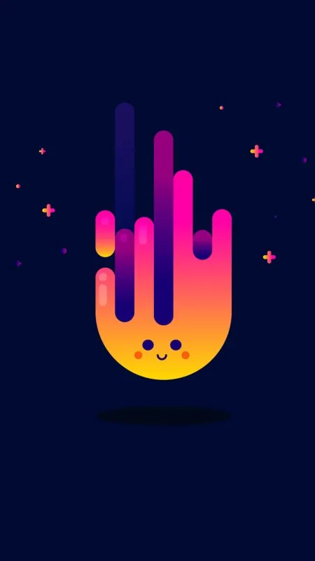 Fire Minimalist HD Aesthetic Wallpaper