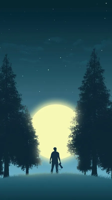 Lonely Photographer Minimal Aesthetic Wallpaper