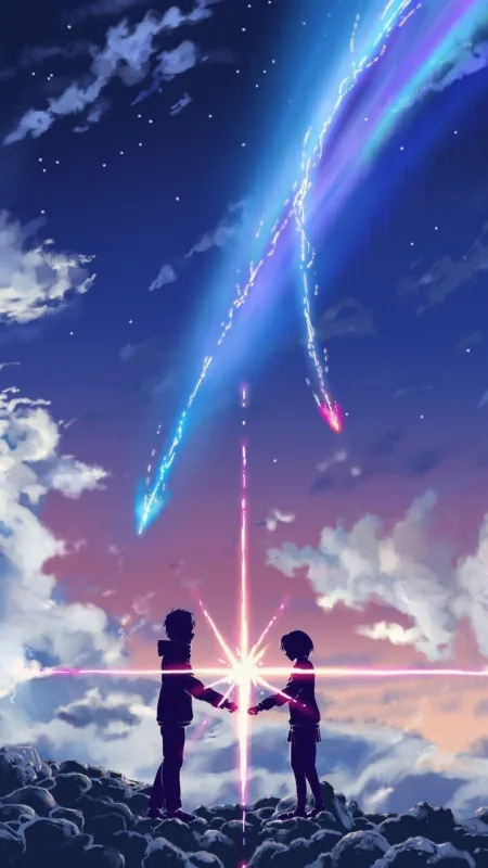 Aesthetic Love Anime Phone Wallpaper