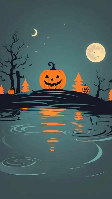 Aesthetic Minimalist And Halloween Wallpaper