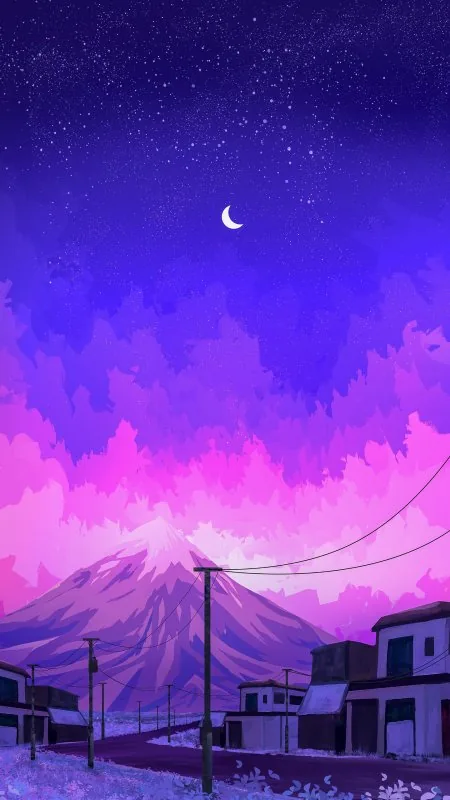 Aesthetic Mountain Phone Wallpaper