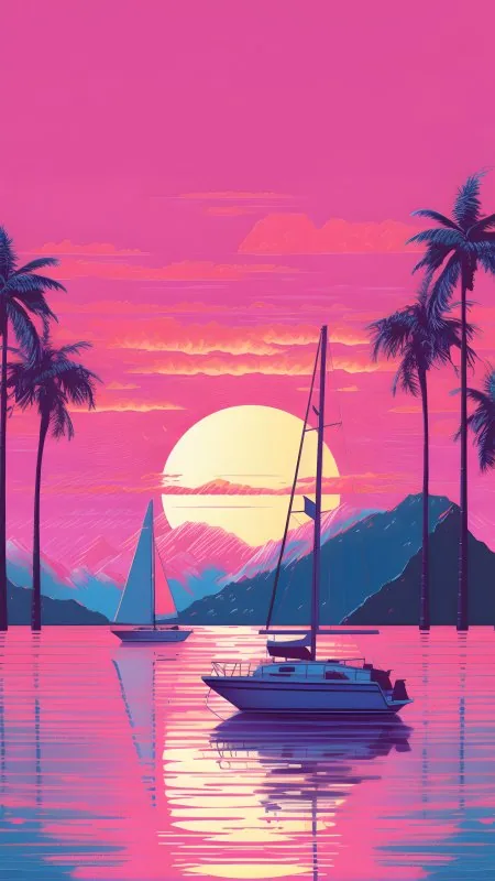 One Last Sunset Aesthetic HD Wallpaper