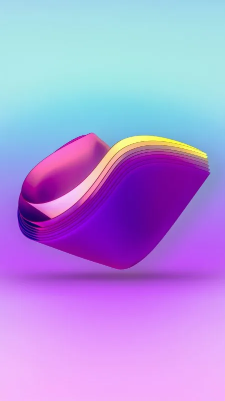 Whirlwind Shapes HD Aesthetic Wallpaper