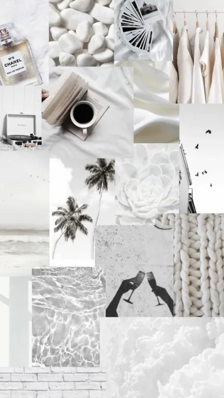 White Aesthetic Phone Wallpaper