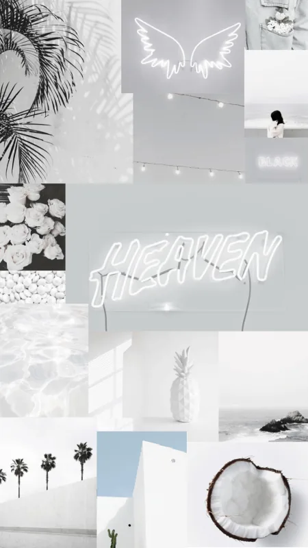 White Aesthetic Phone Wallpaper