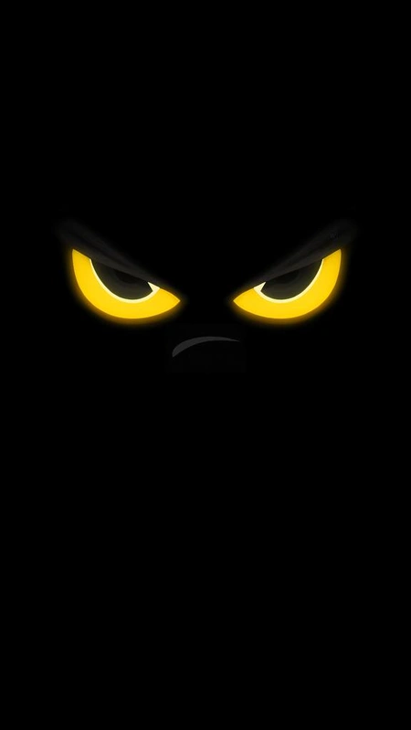 Angry Yellow Eyes Wallpaper