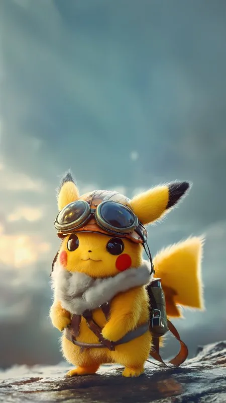 Adventure Ready Pikachu Cartoon Anime Wallpaper
