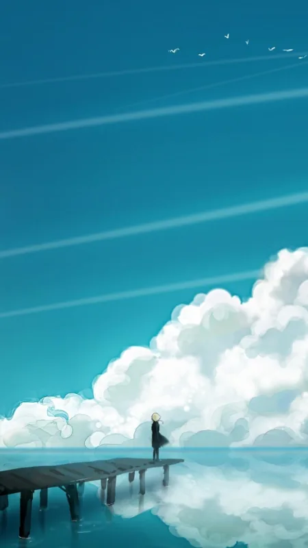 Aesthetic Alone Anime HD Wallpaper