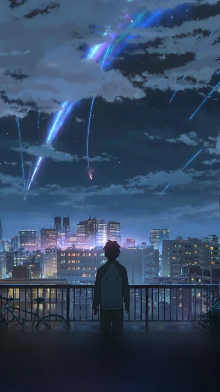 Aesthetic Alone Anime Phone Wallpaper