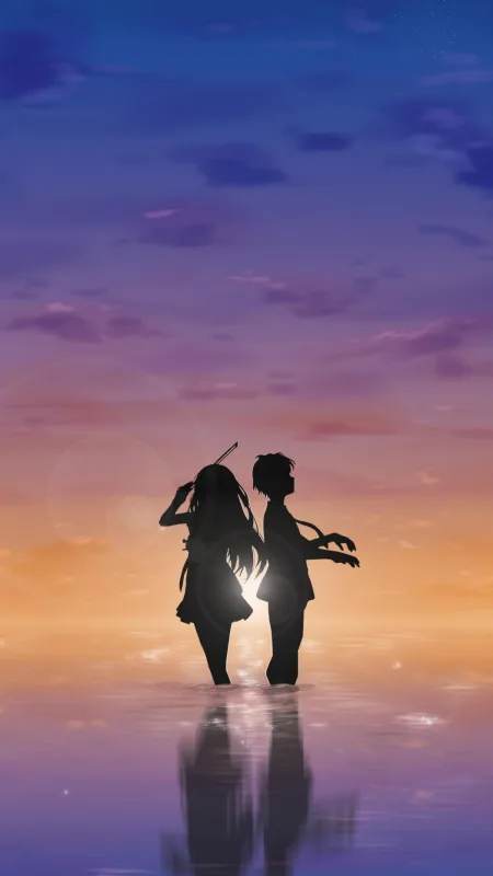 Aesthetic Love Anime HD Wallpaper