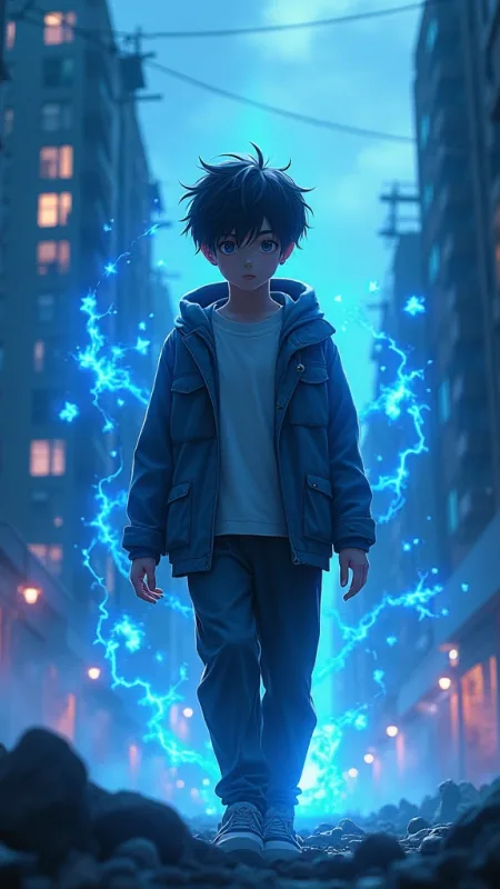 Alone Anime Boy Wallpaper