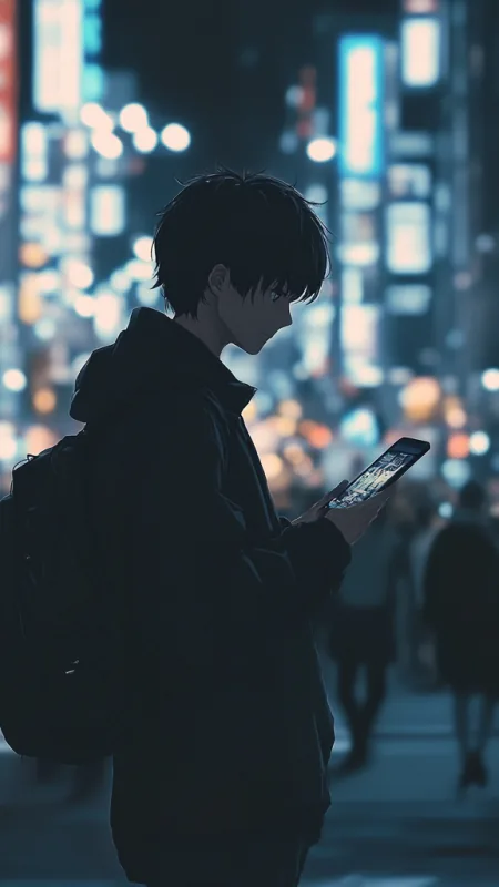Alone Anime Boy HD Wallpaper
