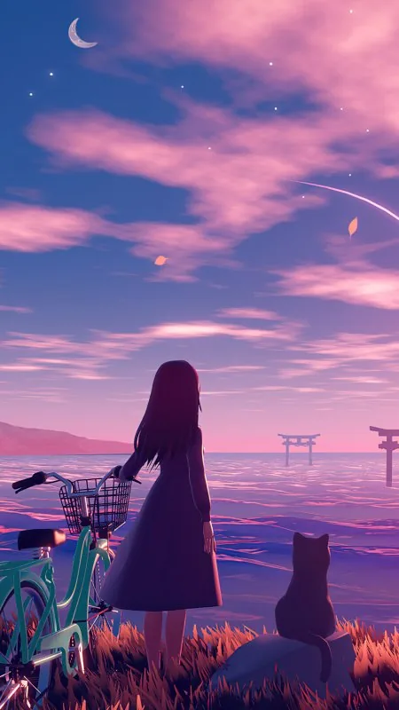 Alone Girl Anime Wallpaper