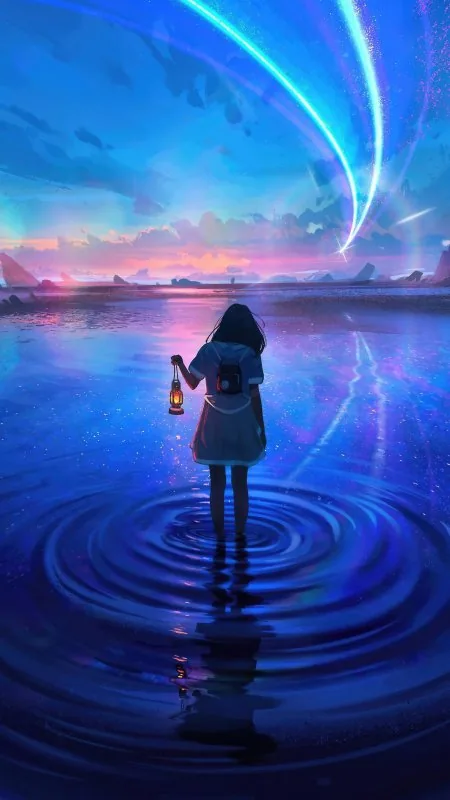 Alone Girl HD Anime Wallpaper