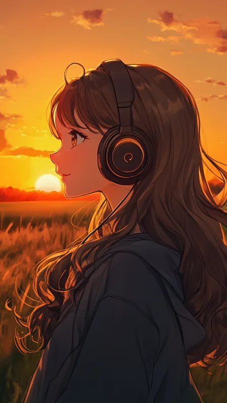 Alone Anime Girl Wallpaper