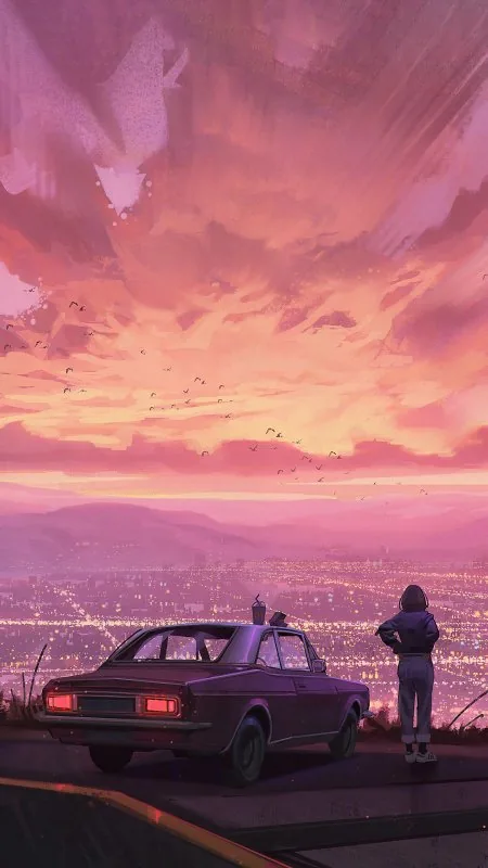 Alone Girl Anime Wallpaper