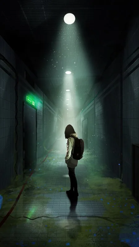 Anime Alone Girl Wallpaper