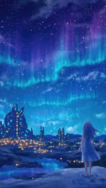 Alone Anime Girl HD Wallpaper