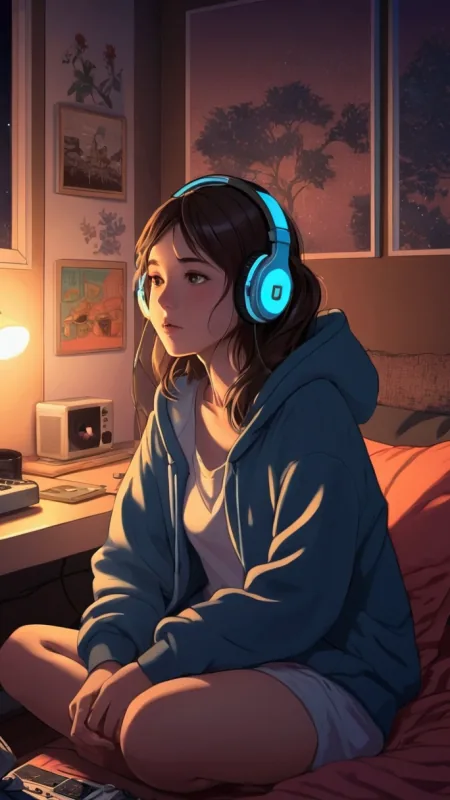 Alone Anime Girl Wallpaper