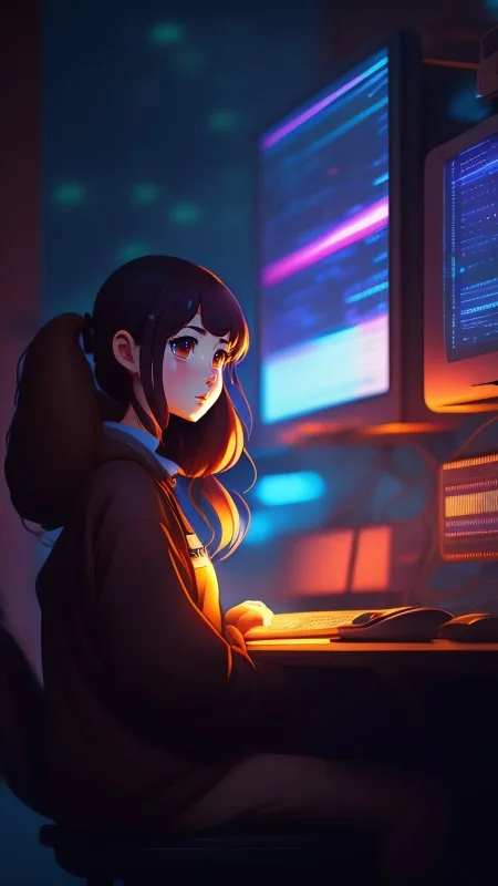 Alone Girl Anime Wallpaper