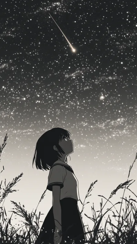 Alone Anime Girl HD Wallpaper