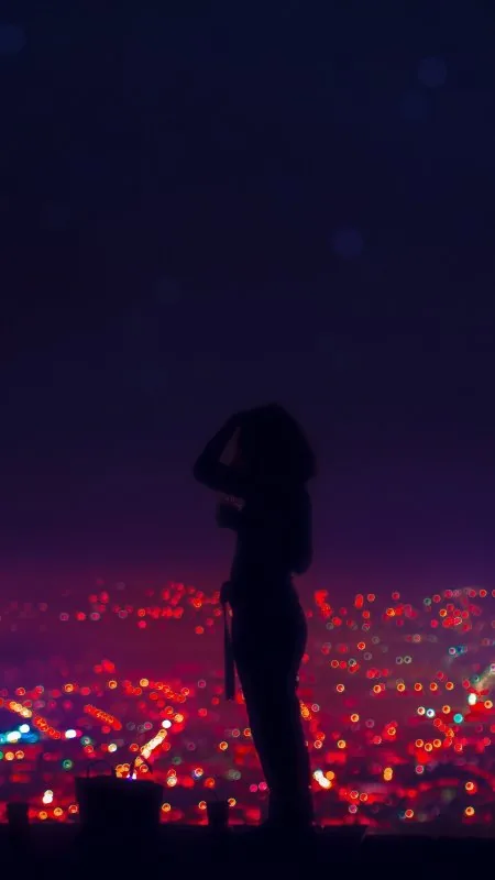 Alone Girl HD Anime Wallpaper