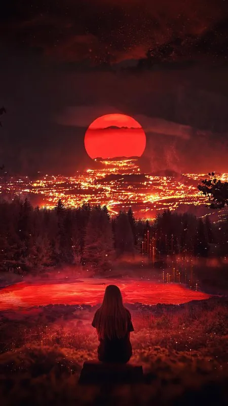 Alone Girl HD Anime Wallpaper